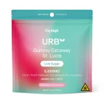 Urb Live Sugar Gummies, 5000mg Strawberry Shortcake